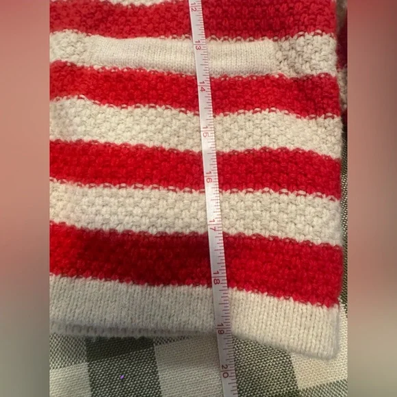 a new day Red and Cream Stripped Cardigan - Picture 9 of 13